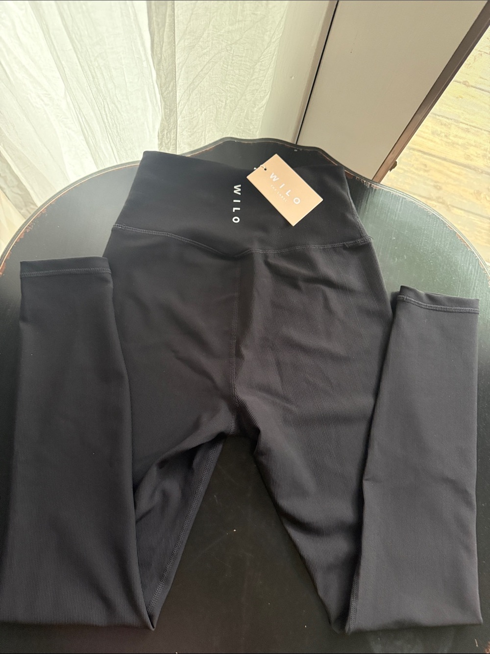 Wilo Black High-Rise Performance Leggings